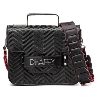 Imagem de Bolsa Feminina Matelassê Alça de Mão e Lateral Trabalhada - Dhaffy, Pr