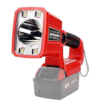 Imagem de Taingwei Lanterna LED de 1250LM compatível com bateria de lítio Milwaukee m18, luz de trabalho de 18 W para acampamento, reparo de carro, iluminação de emergência e local de trabalho