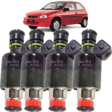 Imagem de Kit 4 Bicos Injetores Gm Corsa 1.0 8V 1996 1997 1998 1712391