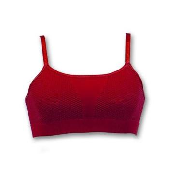 Imagem de Top Fitness Velvette Ultraleve DeMillus 61235, Carmim, B