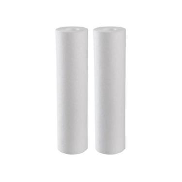 Imagem de Kit 2 Filtro Refil Cartucho Polipropileno Liso 10 5 Micras - BR Fish A