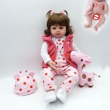 Imagem de Bebê Reborn 48cm Girafa Olivia Lançamento - Real Baby Dolls