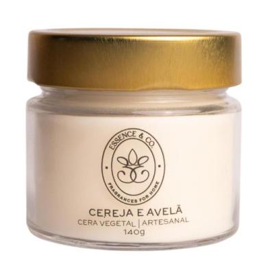 Imagem de Vela Aromática Perfumada Cereja e Avelã 140g Essence e Co. - Essence &