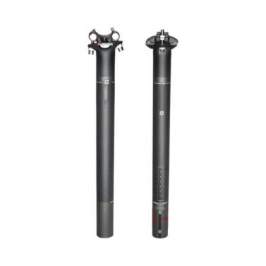 Imagem de Canote De Bicicleta MTB TOSEEK Em Carbono Cinza Fosco Brilhante Com Of