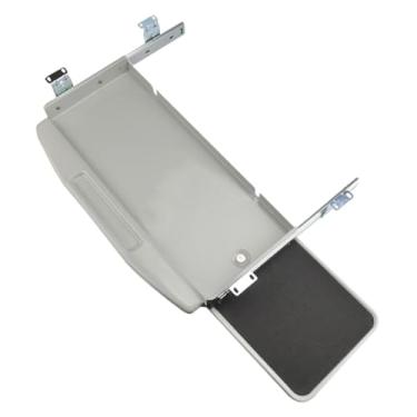 Imagem de Ｂｅｓｇａ Bandeja para Teclado Sob a Mesa, Teclado Deslizante, Metal, Fácil de Puxar, Ergonômico, Multifuncional para Escritório Doméstico, Cinza, Tamanho real