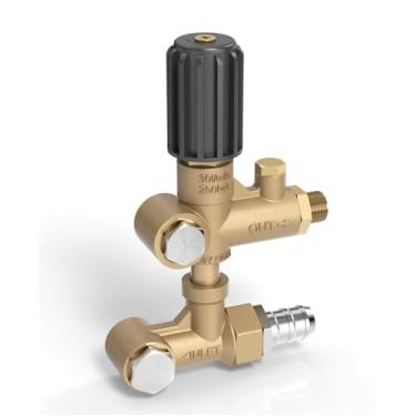 Imagem de Válvula descarregadora de bomba de lavadora de pressão para série Interpump RG & RGL – Compatível com RG 15,28 N, RG 18,28 N, RG 21,25 N/HN, RG 24,15 N/C, RG 26,12 C DX+F16, RG 30,10 C DX+F16, RGL