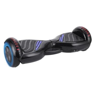 Imagem de Hoverboard Elétrico com Luzes LED, 6.5 Polegadas – Skate para Crianças e Adultos