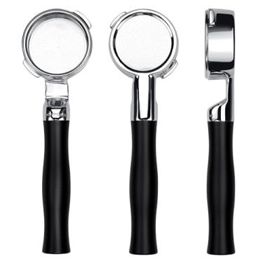 Imagem de Normcore Filtro portátil sem fundo de 58 mm com cesta de alta extração embutida de 0,28 mm para máquinas de café expresso Gaggia Classic Pro, Gaggia Carezza, Gaggia Cubika Plus, 22 g