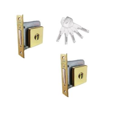 Imagem de Fechadura Auxiliar Tecnoponto 40mm - Compacta e Robusta