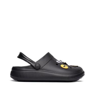 Imagem de Sandália Babuche Feminina Moleca Pins EVA Preto, Preto, 35