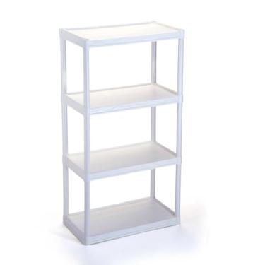 Imagem de Estante Multiuso, 4 Andares, Branca, Dasplast