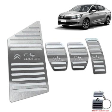 Imagem de Pedaleira + Descanso Citroen C4 Lounge Manual Aço Inox
