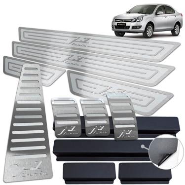 Imagem de Pedaleira Descanso Soleira Jac J3 Turin 2011 A 2015 Prata