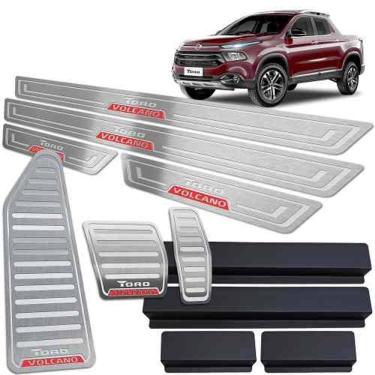 Imagem de Pedaleiras Descanso Soleiras Prata Toro Volcano 2016 a 2021