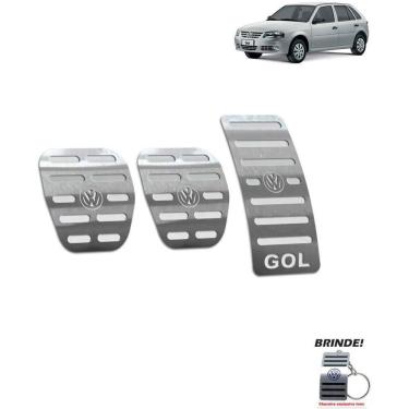 Imagem de Pedaleira Manual Volkswagen Gol G4 2005 a 2014 Prata
