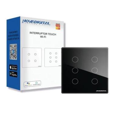 Imagem de Interruptor Inteligente Wi-Fi NovaDigital 6 Botões Original - Nova Dig