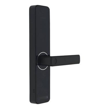 Imagem de Fechadura Digital Preta Senha Cartao Chave Primebras Miami