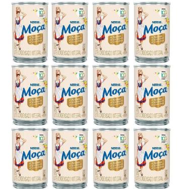 Imagem de Kit 12 Leite Condensado Nestle Moca 395Gr Lata