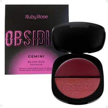 Imagem de Blush Duo Obsidian Gemini Ruby Rose OG03