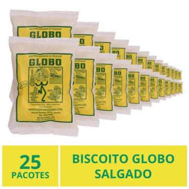 Imagem de Biscoito Globo Rio de Janeiro, Salgado, 25 Pacotes 30g