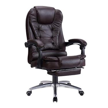 Imagem de Computador reclinável Boss almofada dupla grossa para computador com apoio para os pés ergonômico escritório executivo para escritório de estudo