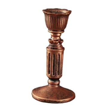 Imagem de IEUDNS Suporte de castiçal vintage decorativo candelabro antigo para mesa de jantar aniversário, M