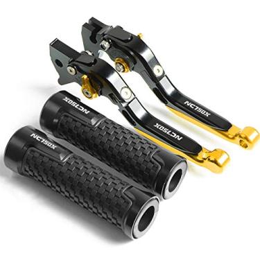 Imagem de Para Honda NC750X NC 750 X 750X 2016 2017 2018 2019 Alavanca de embreagem de freio e alavanca de 22 mm guidão alavanca de embreagem de freio de motocicleta (Cor: QYGX888 5)