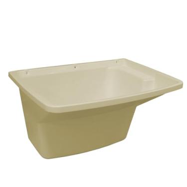 Imagem de Tanque de Lavar Roupa 15 litros com Válvula Integrada Bellart Bege Com Dimensão de 53 x 43,6 x 29 cm Durín