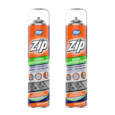 Imagem de Kit 2 espuma desengordurante limpeza pesada sem esforço zip 300ml my p