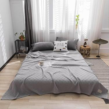 Imagem de Cobertor de verão, solteiro, cobertor de pele, cobertor de toalha, sensação legal, pilha não sai, 100% algodão, sono fresco e confortável, roupa de cama refrescante, cobertor de soneca, roupa de cama