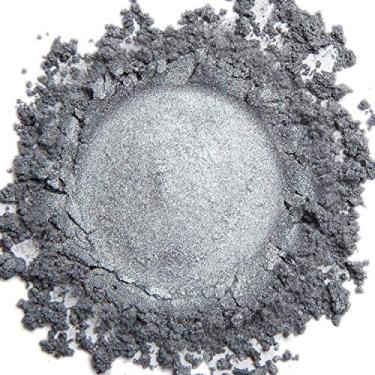Imagem de Demure Mineral Maquiagem (Sterling) Sombra para os Olhos, Sombra Brilhante, Pó Solto, Sombra Brilhante, Maquiagem Orgânica, Maquiagem Natural, Sombra Orgânica, Maquiagem Profissional