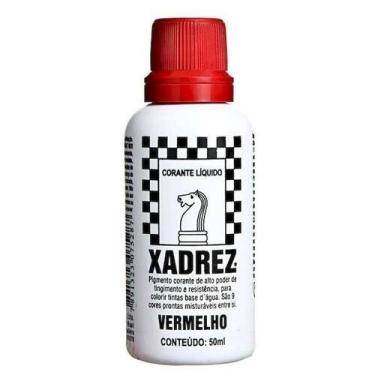 Imagem de Corante Vermelho 50ml Com 12 unidades Xadrez