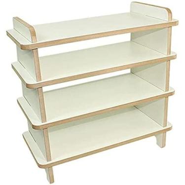 Imagem de Sapateira Banco para Hall de Entrada 100% Mdf com 4 Prateleiras na cor