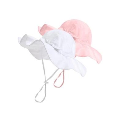 Imagem de Chapéu de sol FURTALK Baby Toddler Beach UPF 50+ com aba larga