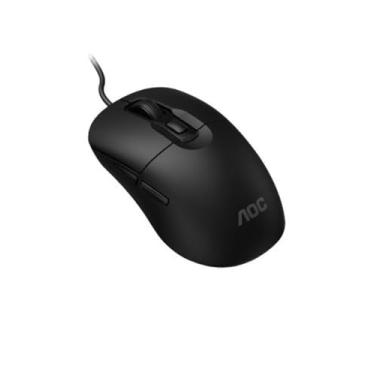 Imagem de Mouse Para Computador com Fio USB 1200 DPI Plug & Play, Ideal para Escritório e Uso Diário em Windows e Mac- Cor Preta