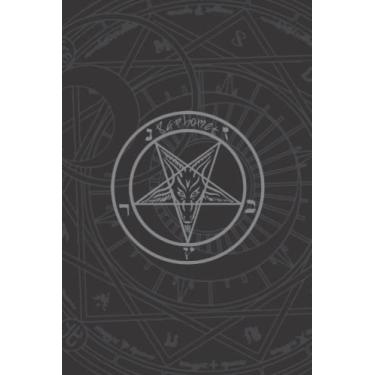 Imagem de Baphomet: Inverted Pentagram Baphomet Notebook/Journal. 100 Lined Pages.