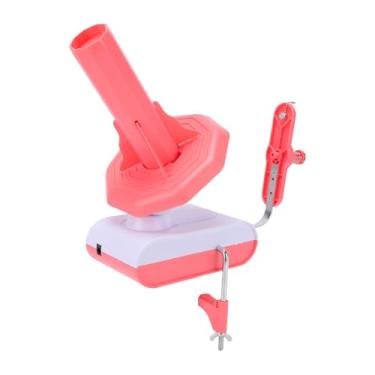 Imagem de Depisuta Enrolador de Fio Elétrico, Girador Automático de Rolo de Bolo de Fio de Grande Capacidade de 10 Onças Com Forte Tensão, Velocidade Contínua, tricô, Acessórios de crochê (Rosa)