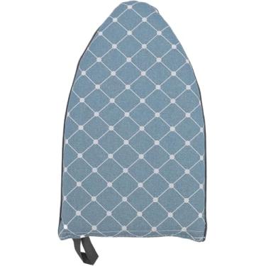 Imagem de ASEANAO Placa de máquina de passar roupa pendurada, máquina de passar a ferro, luvas antivapor, luvas de motor a vapor para roupas resistentes ao calor (azul)