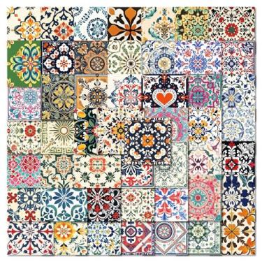 Imagem de 50 pçs adesivos vintage mandala scrapbook adesivo estético scrapbook adesivos de papel washi para garrafas de água manual