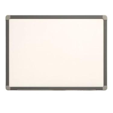 Imagem de Lousa Quadro Escolar Branco e Apagador e 3 Macadores Moldura MDF Aluminizado 70 * 50cm/90 * 60cm/100 * 70cm(70x50 Somente a lousa)