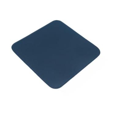 Imagem de Mouse Pad Desk Pad Grande Escritório Ergonômico Mesa em Couro Ecológico Office 90x40cm 70x30cm(20x20 - Azul Marinho)