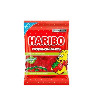 Imagem de Bala de Gelatina Moranguinhos Haribo - 75g