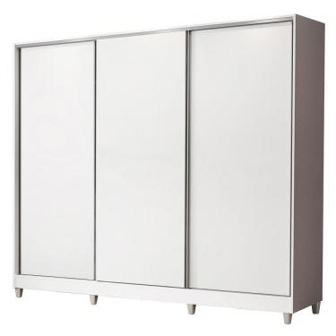 Imagem de Guarda Roupa Royale 100% MDF 3 Portas Correr e Pés Madesa