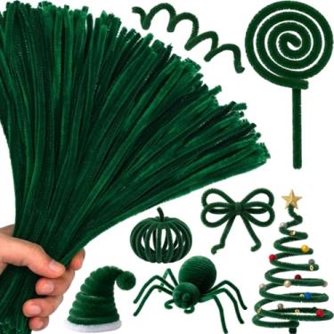 Imagem de RoundFunny 200 peças de limpadores de cachimbo extralongos de 61 cm hastes de chenille limpadores de cachimbo artesanato hastes fofas de chenille suprimentos de artesanato para projetos de artes DIY