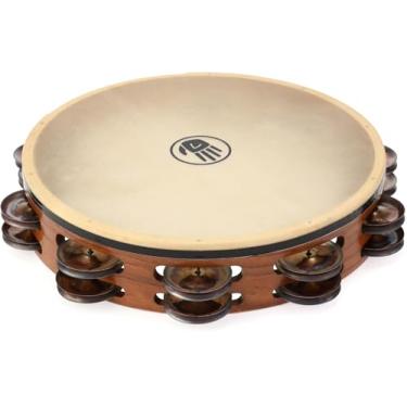 Imagem de Black Swamp Pandeiro BSTD1 de 25,4 cm com arte sonora, fileira dupla