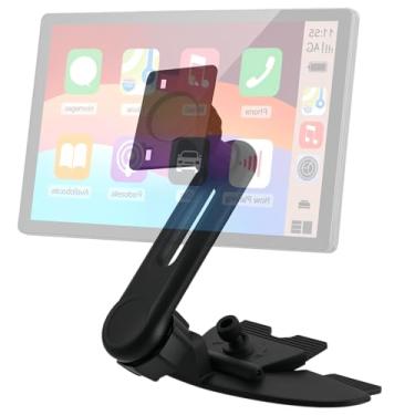 Imagem de iSaddle Suporte de slot de CD para tela Carplay - esfera de 17 mm para celular Garmin Nuvi GPS no carro 10.2 cm-27.9 cm Monitor Android Auto Tablet Suporte de CD [rotação de 360°/braço de extensão