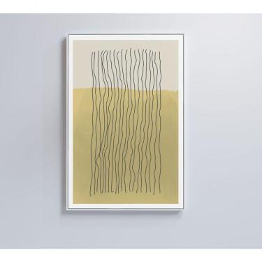 Imagem de Quadro Abstrato Linhas 60x40 Cm Adesivo Fotográfico