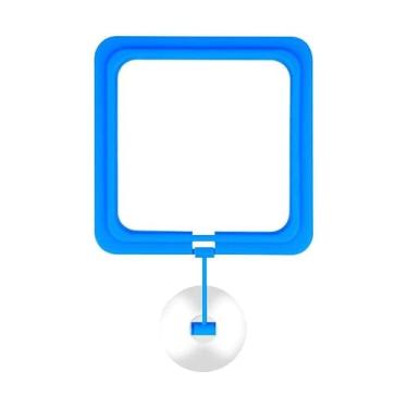 Imagem de Alimentador de Aquário Artefato Alimentação Peixes Anel Flutuante para Guppy Abundante Camarões Comida com Ventosa Design Isolação Silicone Grau Alimentar Adequado Pequenos Operação Fácil Fixação Tran