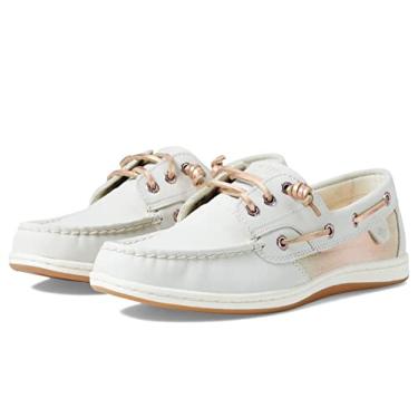 Imagem de Sperry Sapato náutico feminino Songfish, Ofwhite Shimmer, 42