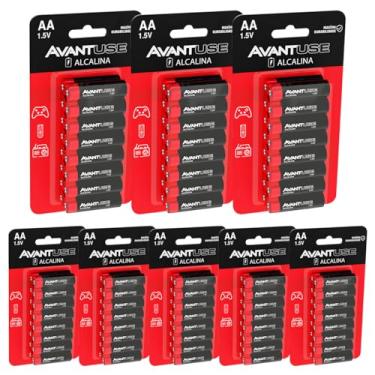 Imagem de Pilhas Alcalinas AA 1.5V Avant – Longa Duração para Controles, Brinquedos e Eletrônicos (96)